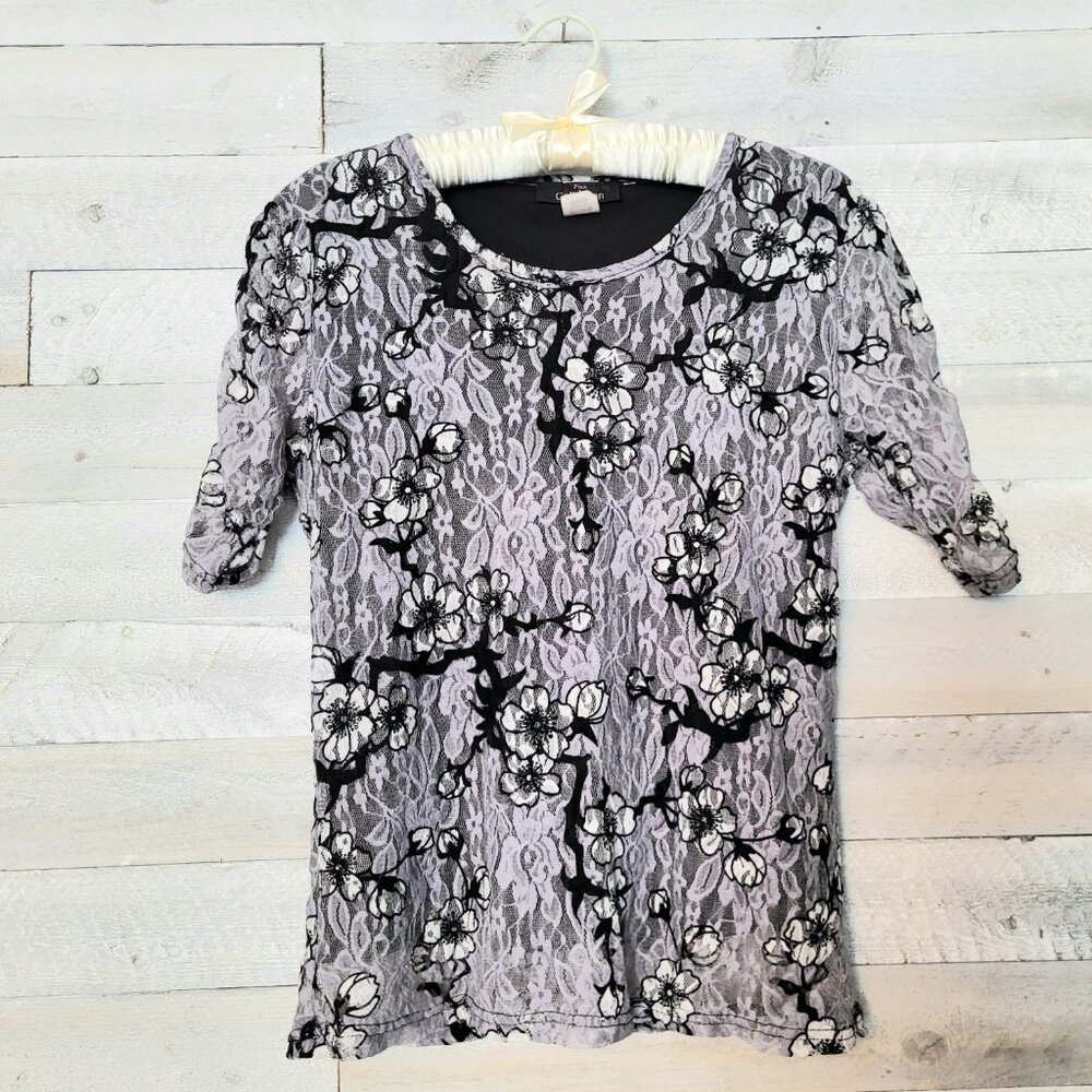 Y2k Pink Collection Floral Lace Top Romantic Whimsigoth Fairygrunge.